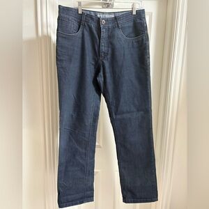 Enzo Straight Leg Jeans | 33x32 | Deep Blue Wash